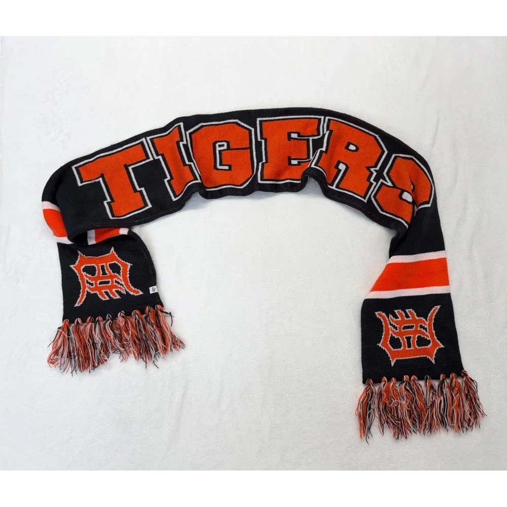 Detroit Tigers Breakaway Knit Scarf Navy 47 Brand MLB Gear Adult 7
